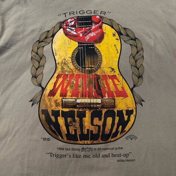 *B2G1F* Willie Nelson and Family "Trigger" T-Shirt - Picture 4 of 7